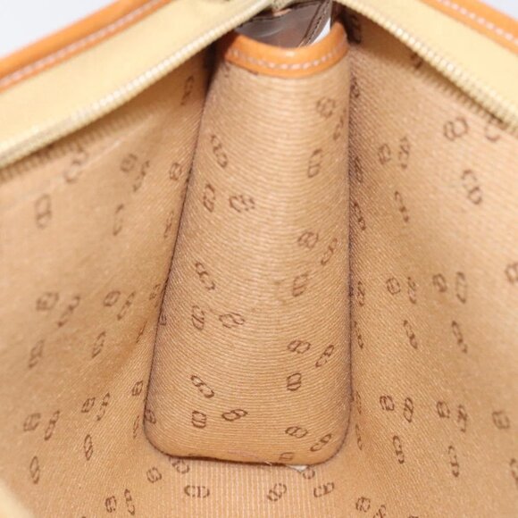 Christian Dior Clutch Bag PVC Canvas Black Brown Auth - Picture 13 of 15